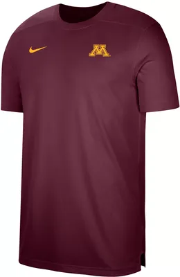 Nike Men's Minnesota Golden Gophers Maroon Football Coach Dri-FIT UV T-Shirt