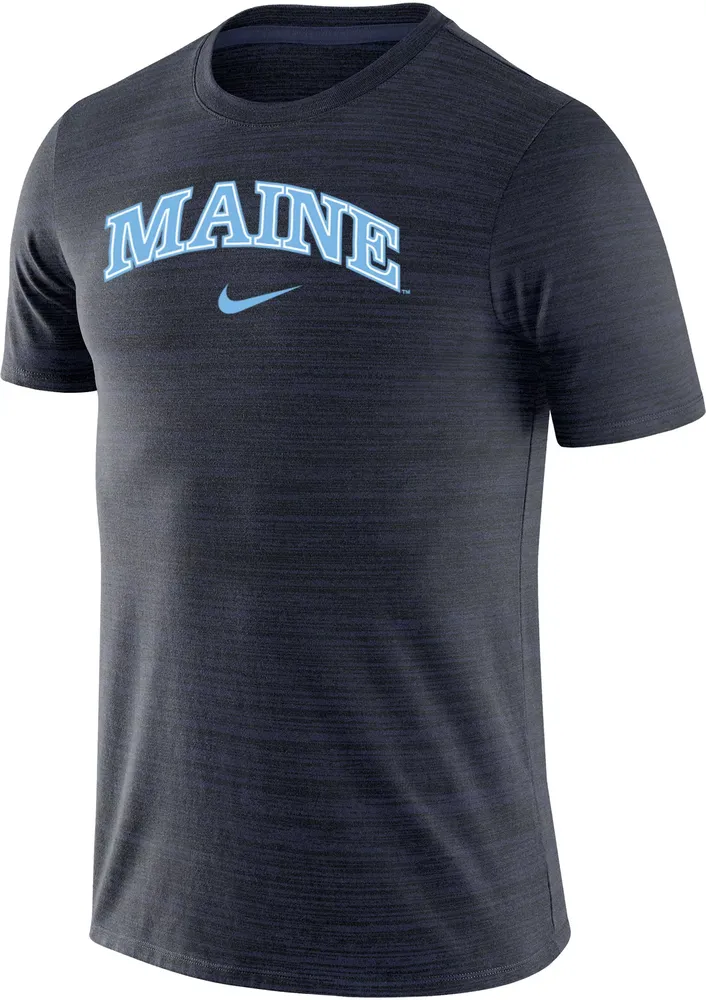 Nike Men's Maine Black Bears Navy Dri-FIT Velocity Football Team Issue T-Shirt