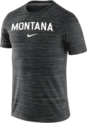 Nike Men's Montana Grizzlies SilverGrey Dri-FIT Velocity Football Team Issue T-Shirt
