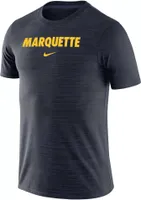 Nike Men's Marquette Golden Eagles Blue Dri-FIT Velocity Football Team Issue T-Shirt