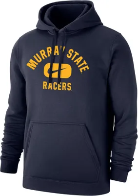 Nike Men's Murray State Racers Navy Blue Club Fleece Pill Swoosh Pullover Hoodie