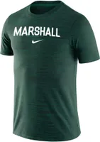 Nike Men's Marshall Thundering Herd Green Dri-FIT Velocity Football Team Issue T-Shirt