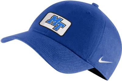 Nike Men's Middle Tennessee State Blue Raiders Blue Heritage86 Logo Adjustable Hat