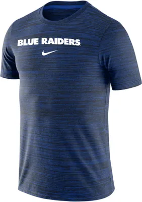 Nike Men's Middle Tennessee State Blue Raiders Dri-FIT Velocity Football Team Issue T-Shirt