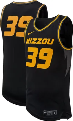 Nike Men's Missouri Tigers #39 Black Replica Basketball Jersey