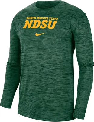 Nike Men's North Dakota State Bison Green Dri-FIT Velocity Football Team Issue T-Shirt