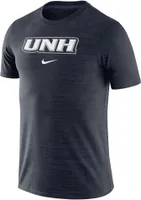 Nike Men's New Hampshire Wildcats Blue Dri-FIT Velocity Football Team Issue T-Shirt