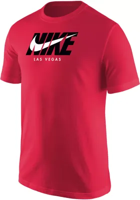 Nike Men's UNLV Rebels Las Vegas Scarlet City 3.0 T-Shirt