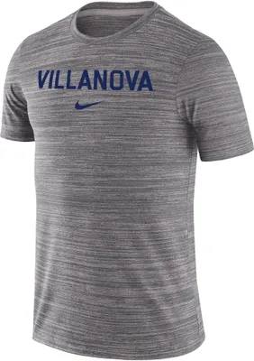 Nike Men's Villanova Wildcats Grey Dri-FIT Velocity Football Team Issue T-Shirt