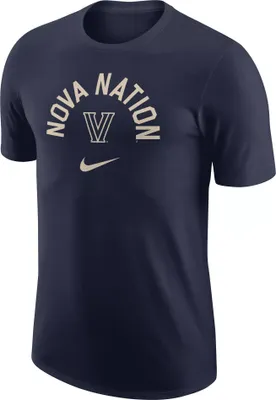 Nike Men's Villanova Wildcats Navy University Arch Logo T-Shirt