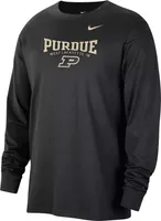 Nike Men's Purdue Boilermakers Black Long Sleeve T-Shirt