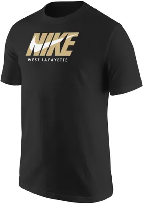 Nike Men's Purdue Boilermakers West Lafayette Black City 3.0 T-Shirt