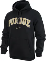 Nike Men's Purdue Boilermakers Black Tackle Twill Pullover Hoodie