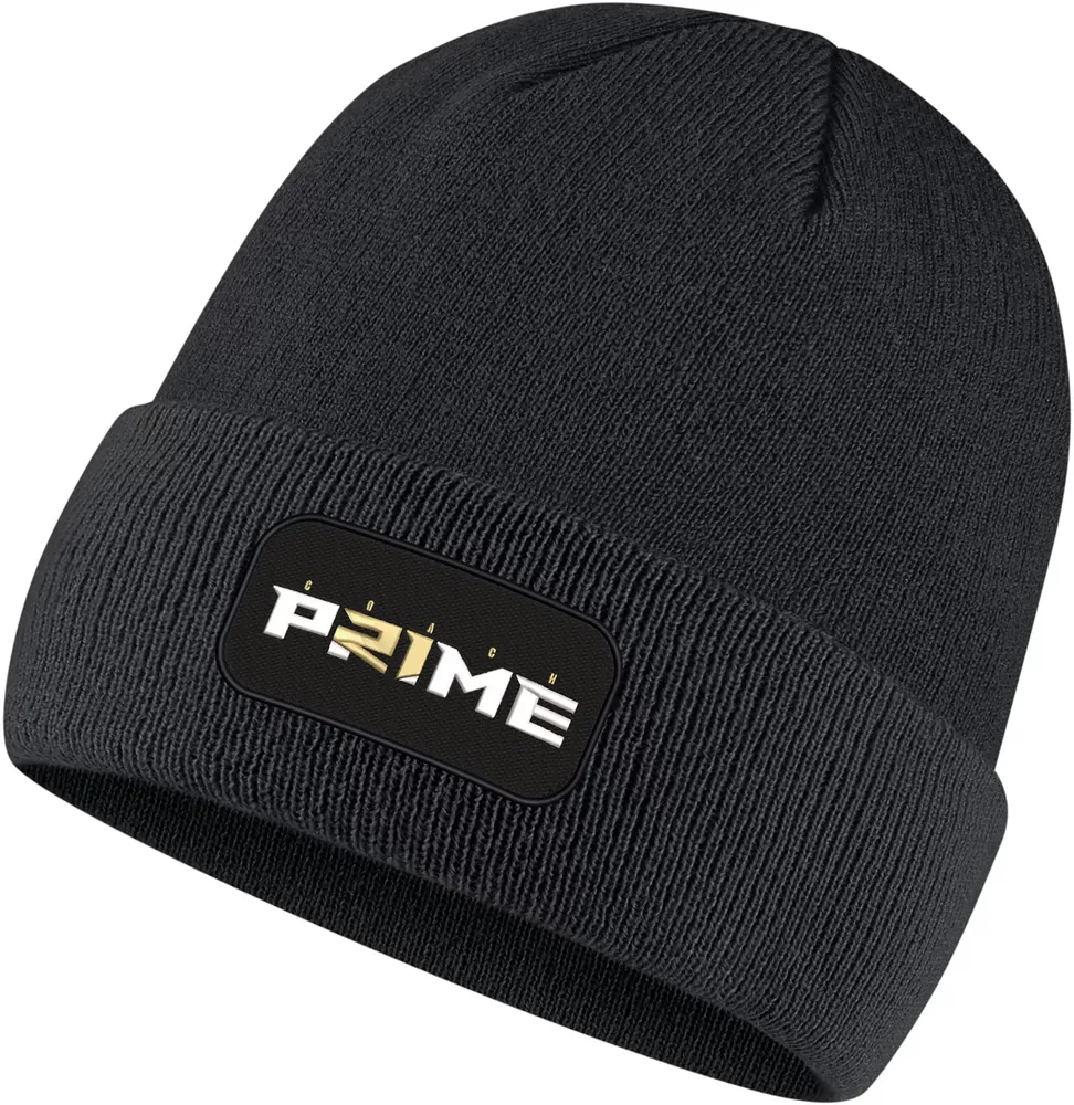 Nike Men's Colorado Buffaloes Black Logo Cuffed Prime Beanie