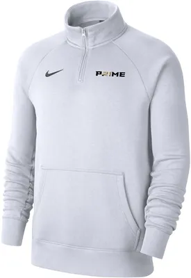 Nike Men's Coach Prime White Club Fleece 1/4 Zip