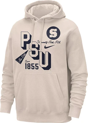 Nike Men's Penn State Nittany Lions Birch Sportswear Club Fleece Pullover Hoodie