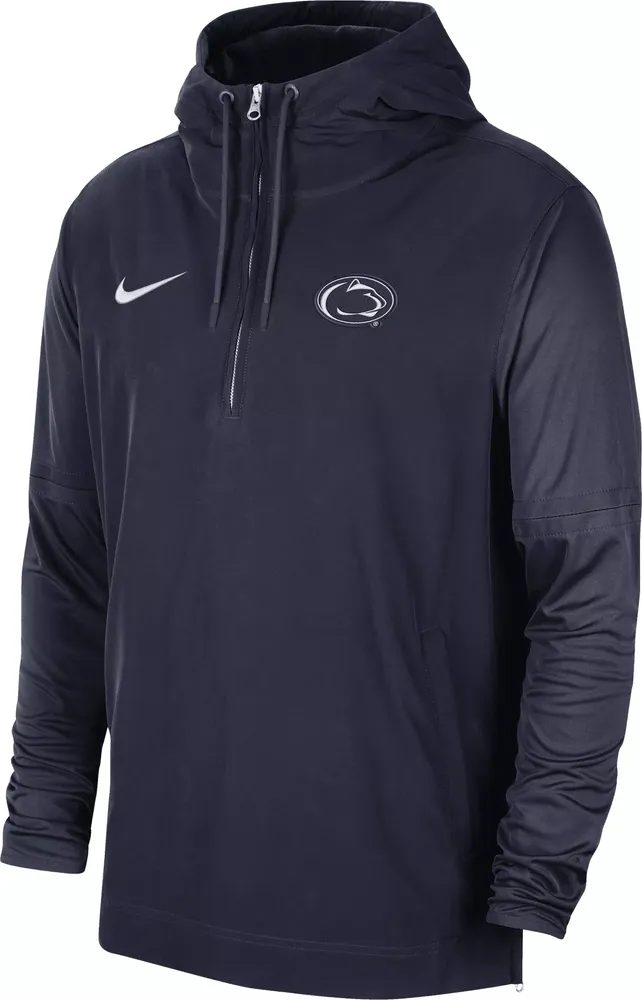 Nike Men's Penn State Nittany Lions Navy Lightweight 1/2 Zip Jacket