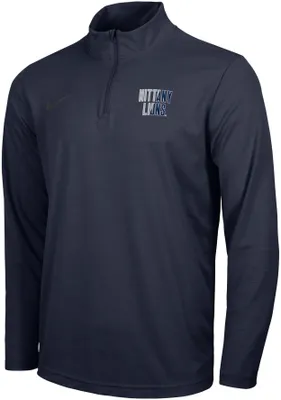 Nike Men's Penn State Nittany Lions Blue Intensity Quarter-Zip Shirt