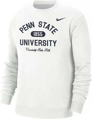 Nike Men's Penn State Nittany Lions White Everyday Campus Crew Neck Sweatshirt