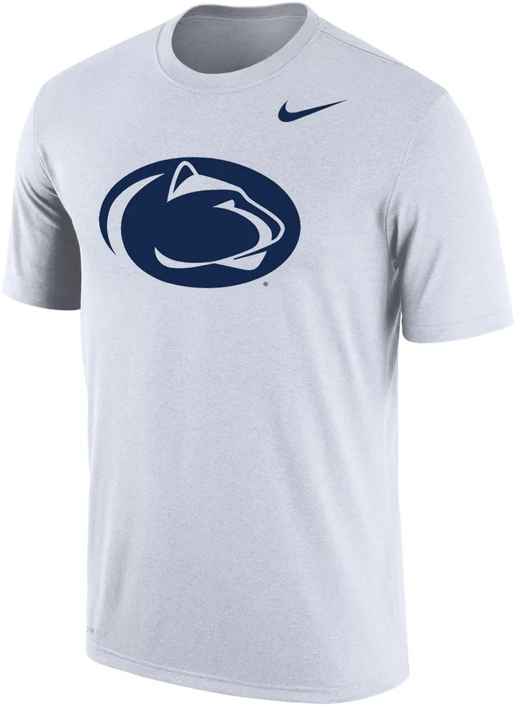 Nike Men's Penn State Nittany Lions White Dri-Fit Cotton Logo T-Shirt