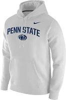 Nike Men's Penn State Nittany Lions White Wordmark Arch Pullover Hoodie