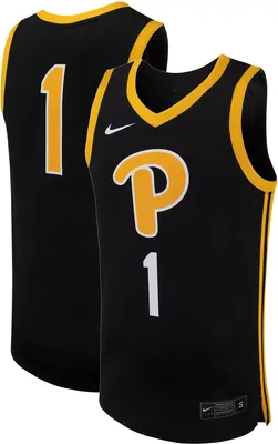 Nike Men's Pitt Panthers #1 Black Alternate Replica Basketball Jersey