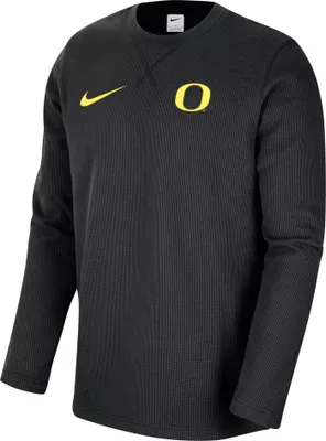 Nike Men's Oregon Ducks Black Dri-FIT Crew Long Sleeve T-Shirt