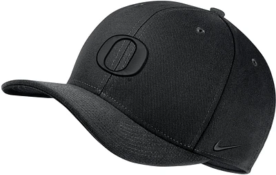 Nike Adult Oregon Ducks Black Classic99 Swoosh Flex Hat