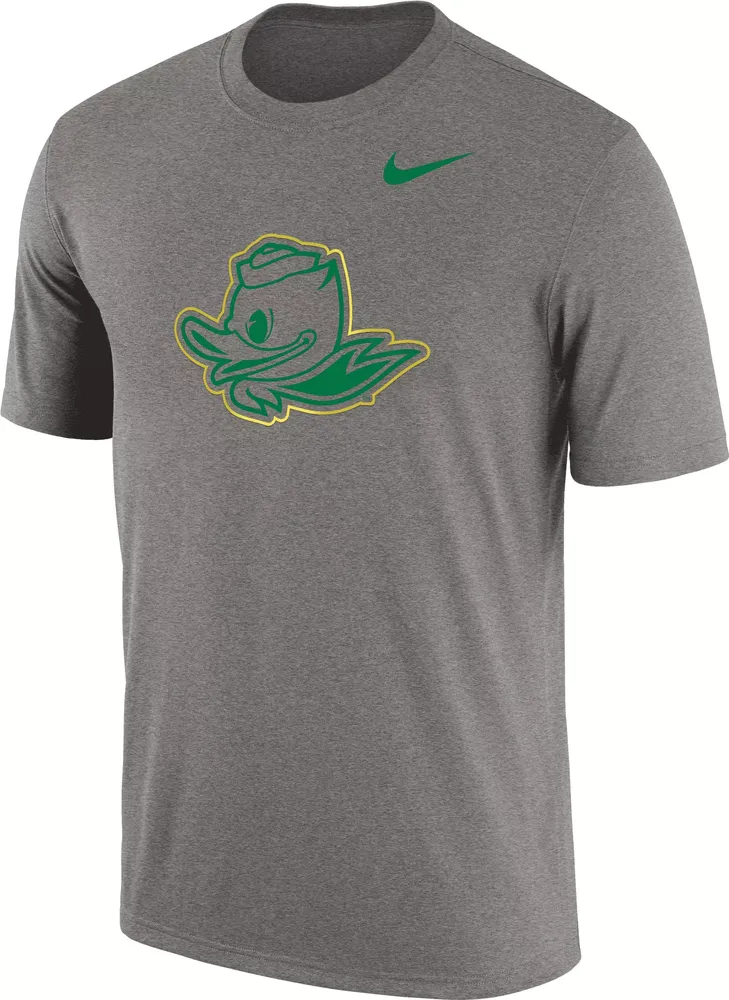 Nike Men's Oregon Ducks Grey Authentic Tri-Blend T-Shirt