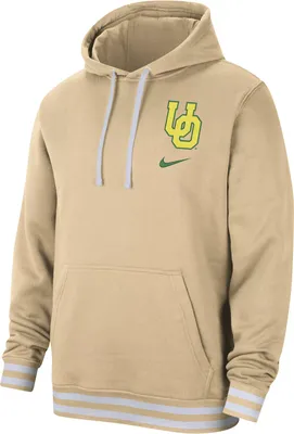 Nike Men's Oregon Ducks Sesame Club Retro Pullover Hoodie