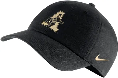 Nike Adult Army West Point Black Knights Black Campus Logo Hat