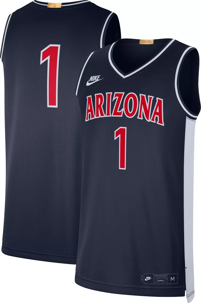 Dick's Sporting Goods Nike Men's Arizona Wildcats #1 Navy Limited Retro  Basketball Jersey