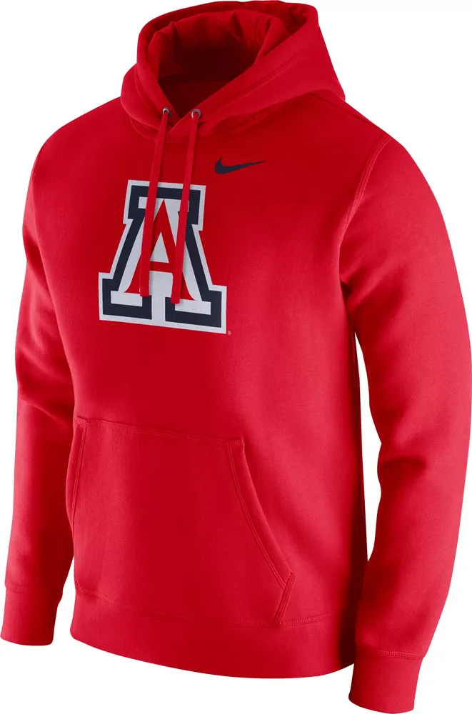 Nike Men's Arizona Wildcats Cardinal Club Fleece Pullover Hoodie