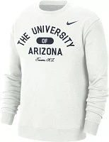 Nike Men's Arizona Wildcats White Everyday Campus Crew Neck Sweatshirt