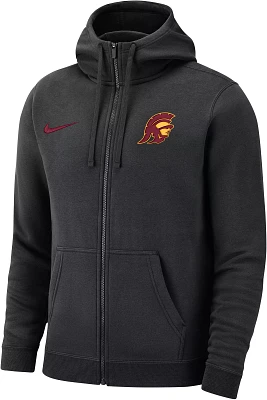 Nike Men's USC Trojans Black Club Fleece Full-Zip Hoodie