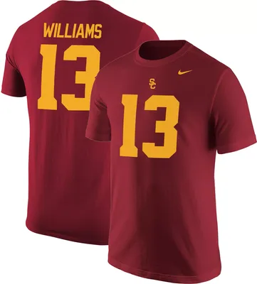 Nike Men's USC Trojans #13 Cardinal Caleb Williams Jersey T-Shirt