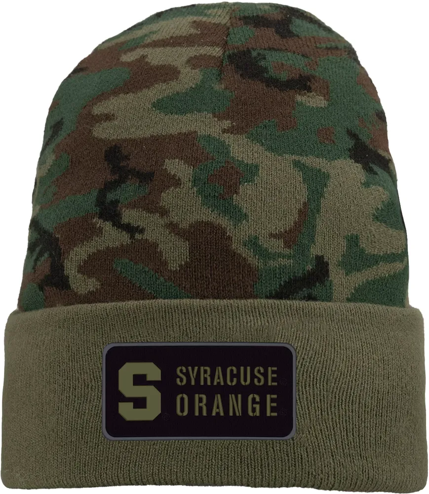 Nike Men's Syracuse Orange Camo Military Knit Hat