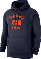 Nike Men's Syracuse Orange Blue Club Fleece Pill Swoosh Pullover Hoodie