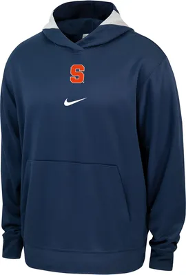 Nike Men's Syracuse Orange Blue Spotlight Pullover Basketball Hoodie