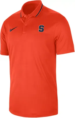 Nike Men's Syracuse Orange Orange Dri-FIT Football Sideline Coaches Polo