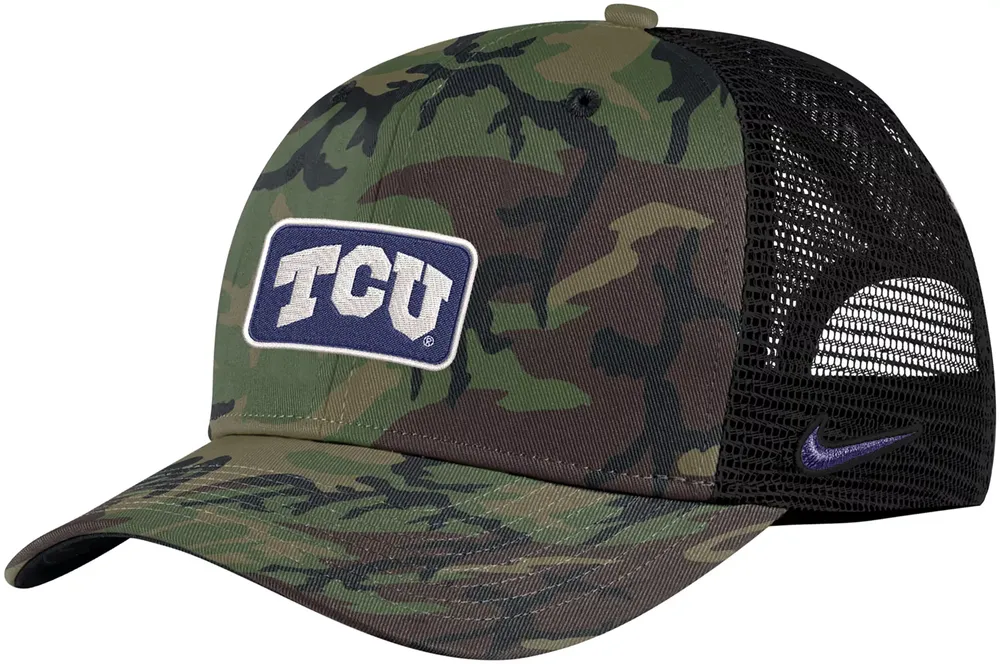 Nike Adult TCU Horned Frogs Camo Classic99 Adjustable Trucker Hat