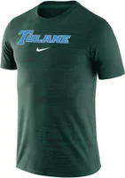 Nike Men's Tulane Green Wave Dri-FIT Velocity Football Team Issue T-Shirt