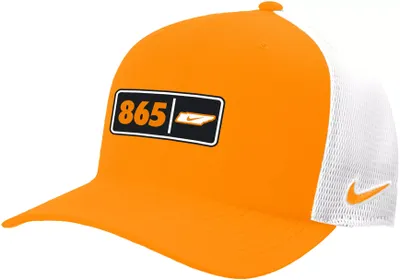 Nike Men's Tennessee Volunteers Tennessee Orange 865 Area Code Classic99 Trucker Hat