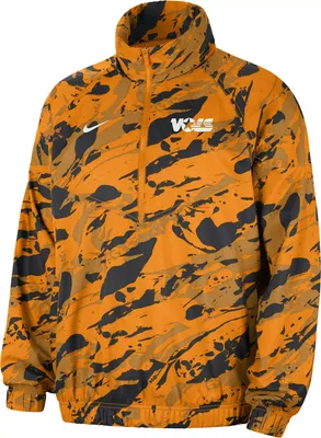 Nike Men's Tennessee Volunteers Orange Windrunner Woven Anorak Half-Zip Jacket