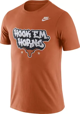 Nike Men's Texas Longhorns Burnt Orange Loud Authentic Tri-Blend T-Shirt