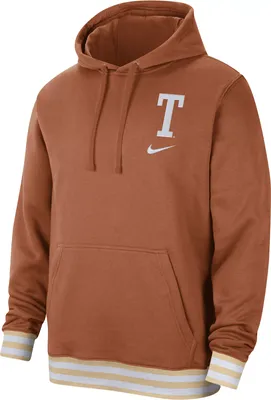 Nike Men's Texas Longhorns Burnt Orange Club Retro Pullover Hoodie