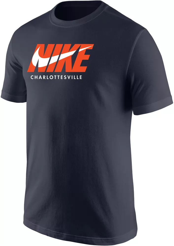 Nike Men's Virginia Cavaliers Charlottesville Blue City 3.0 T-Shirt