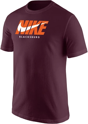 Nike Men's Virginia Tech Hokies Blacksburg Maroon City 3.0 T-Shirt