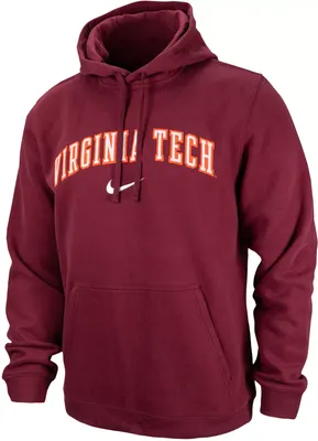 Nike Men's Virginia Tech Hokies Maroon Tackle Twill Pullover Hoodie