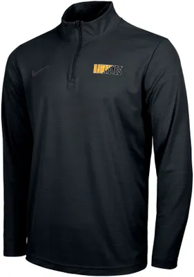 Nike Men's Iowa Hawkeyes Black Intensity Quarter-Zip Shirt